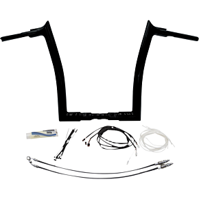 Handlebar Kit - Pointed Top - 14" - Black 809614-B