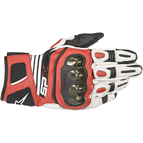 Alpinestars SPX AC V2 Gloves - White/Black/Red - 3XL