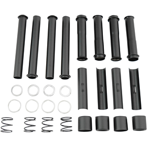 Pushrod Tube Kit - Black - Big Twin 0928-0044