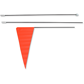 Flag and Pole - 8' Black Pole - 5 Pack 8B BLACK