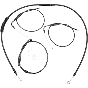 BURLY BRAND Handlebar Cable And Brake Line Kit - Clubman Handlebars B30-1099