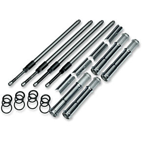 Ss Cycle Quickee Pushrod Kit with Chrome Covers - M8 930-0123
