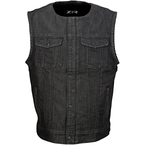 Ganja Denim Vest - Black - 3XL 2830-0509