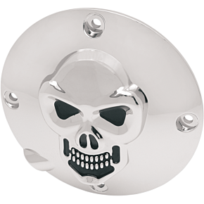 Skull Derby Cover - Chrome - 4 Hole 1107-0034