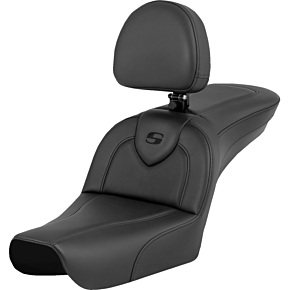 RoadSofa™ - Black - with Driver Backrest - FXDWG '04-'05 804-05-187BR