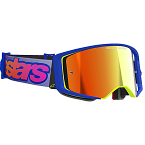 Supertech Goggle - Vista - Blue/Yellow/Purple - Red Mirror Lens 5100226-7285