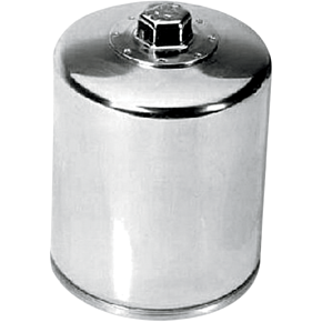 K and N Oil Filter - Chrome - Twin Cam