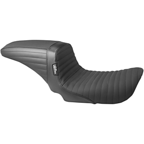 Le Pera Kickflip Seat - Pleated w/ Gripp Tape - Black - FXD '06-'17 LK-591PTGP
