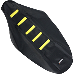 Moose Racing Ribbed Seat Cover - Yellow - Suzuki