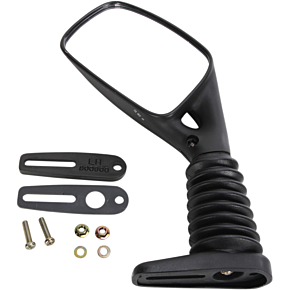 Parts Unlimited ZX Mirror - Black - Left