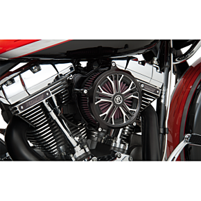 Performance Machine Pm Super Gas Air Cleaner - Black - Throttle By Wire 0206-2150-B