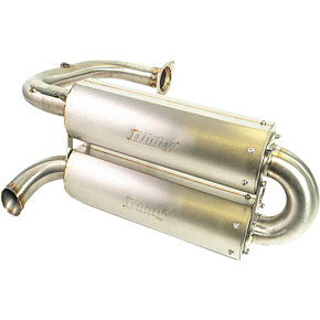 Quiet Slip-On Muffler - Stainless Steel - Dual - Talon 1000R/X TR-4198S