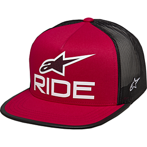 Ride 4.0 Trucker Hat - Red/Black/White - One Size 1214-81711-3112-OS