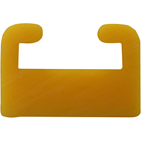 Yellow Replacement Slide - UHMW - Profile 24 - Length 64.00" - Polaris 24-6400-1-01-06