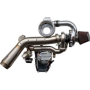 Tornado Turbo Kit - Stage 2 - Polished with Polished Aluminum - Gen 2 M8 TM-7620-PO