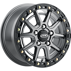 Wheel - SD10 Beadlock - Front/Rear - Gray w/Black Ring - 15x7 1522850708B