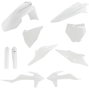 Acerbis Full Replacement Plastic Kit - White