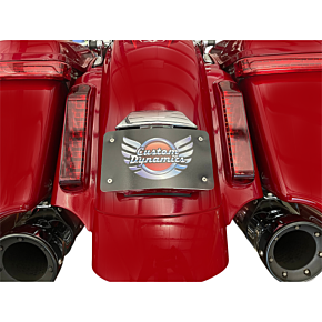 Custom Dynamics License Plate Mount -CVO - Chrome CD-CVO-MOUNT-C
