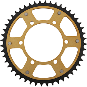 Supersprox Stealth Rear Sprocket - 48 Tooth - Gold - Kawasaki/Yamaha/Suzuki RST-486-48-GLD