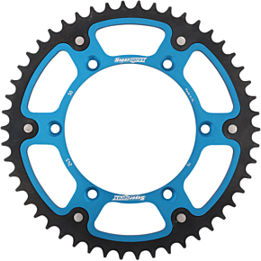 Supersprox Stealth Rear Sprocket - 50 Tooth - Blue - Yamaha RST-245-50-BLU