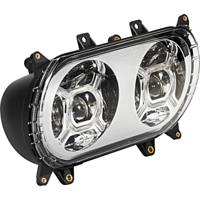 Custom Dynamics LED Headlight - Chrome - Road Glide CD-RG-H-C