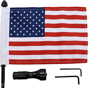 Rack Flag Mount - With 6" X 9" Flag - Air Wing® BRFM-RDVM