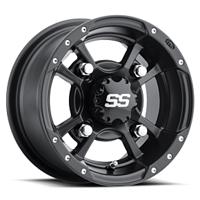 SS Alloy SS112 Sport Wheel - Rear - Black - 10x8 - 4/115 - 3+5 1028337536B