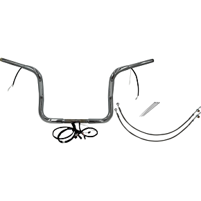 Fat Baggers Inc Handlebar Kit - Rounded Top - 12" - Chrome 901512