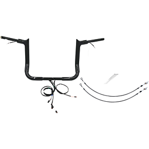 Fat Baggers Inc Handlebar Kit - Pointed Top - 12" - Black 802212-B
