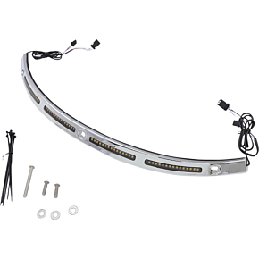 Custom Dynamics Windshield Trim - Chrome CD-WT2-14-C