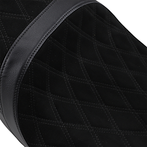 Drag Specialties Low Touring Seat - Diamond - Yaffe Tanks 0801-1070