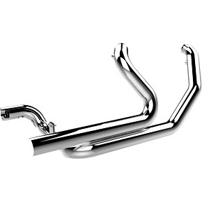 Khrome Werks Aggressor 2-into-1-into-2 Header with Heat Shield - Chrome 200670