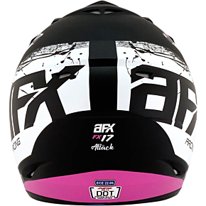 FX-17 Helmet - Attack - Matte Black/Fuchsia - 2XL 0110-7171