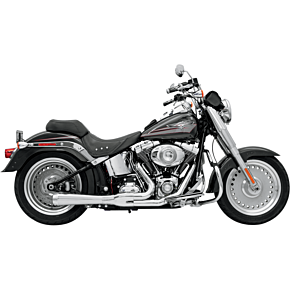 2:1 Exhaust - Chrome - Short - Softail 12112J