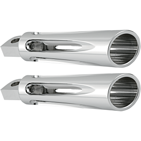 Foot Pegs - Deep Cut - Chrome 06-470