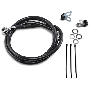 Brake Line - Front - Black - +8" 1741-2554