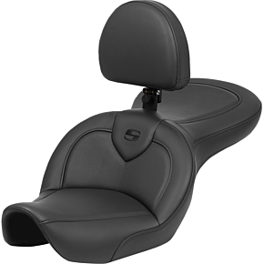 Roadsofa™ Seat - with Backrest - Black - FXDWG '96-'23 896-05-187BR