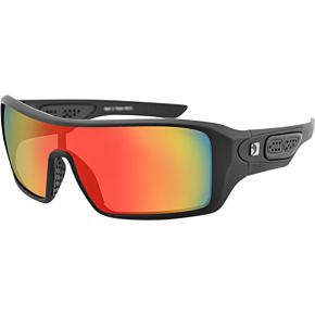 Bobster Paragon Sunglasses - Matte Black - Red
