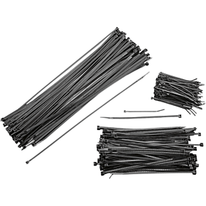 Parts Unlimited Cable Tie, 100Pack 4" Black