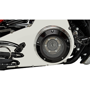 Derby Cover - Black/Clear - '07-'18 Big Twin 343-30-44013