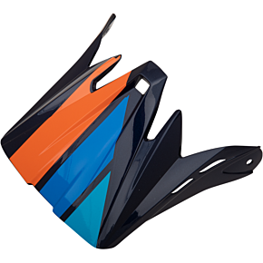 Rise Visor Kit - Child - Evac - Gloss Navy/Blue/Orange 0132-1409