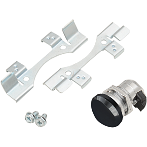 Gas Door Latch - Black 0703-0632