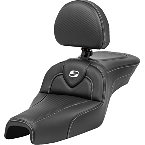 Roadsofa™ Seat - with Backrest - Carbon Fiber - XL '04-'22 807-03-185BR