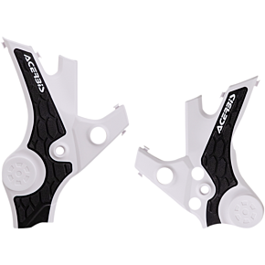 Acerbis X-Grip Frame Guards - White/Black 2858821042