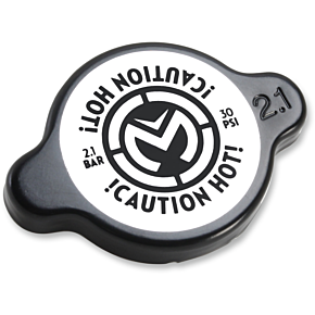 Moose Racing High Pressure Radiator Cap - Black - 2.1 bar