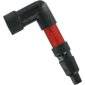 Parts Unlimited Spark Plug Cap - 90 Degree - Red