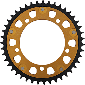 Supersprox Stealth Rear Sprocket - 43 Tooth - Gold - Suzuki/Triumph RST-1792-43-GLD