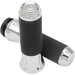 Grips - Custom - TBW - Chrome 0630-1611