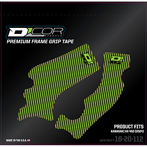 Frame Grip Tape - Green/Black - Kawasaki KX 450 16-20-112