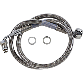 Brake Line - +6" - Stainless Steel - '18-'21 Softail 1741-5803
